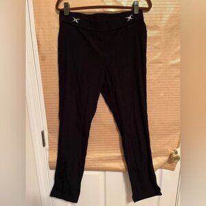 RAFAELLA ~NWOT~BLACK/ SILVER~PANT~8